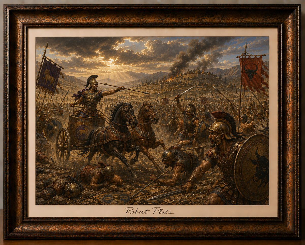 Ancient Battlefield at Golden Hour
