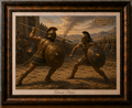 Bronze Age Duel in a Golden Arena