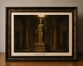 Bronze Goddess in Temple Light