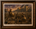 Bronze Warriors Before the Burning Citadel