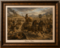 Chariots Clash Beneath a Smoky Sky